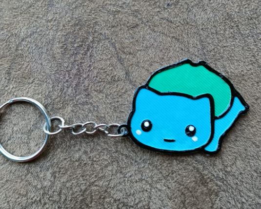 STL file Key ring bulbasaur 🔑 ・3D printable model to download・Cults