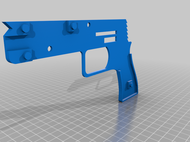 Free STL file Step-up Action Rubber Band Gun 🔫 ・Design to download and ...