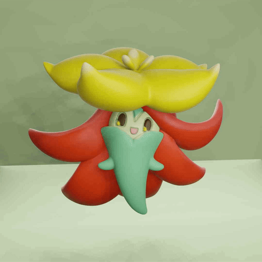 GOSSIFLEUR - FAN ART - POKEMON FIGURINE - 3D PRINT MODEL STL File for  Cults