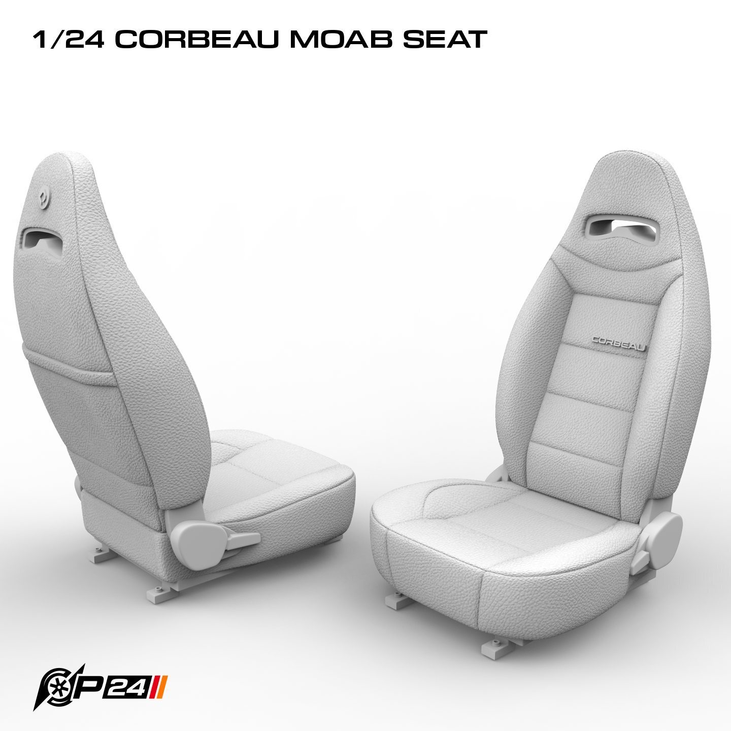 💺 1/24 CORBEAU Moab seat・ 3D File for 3D printing・Cults