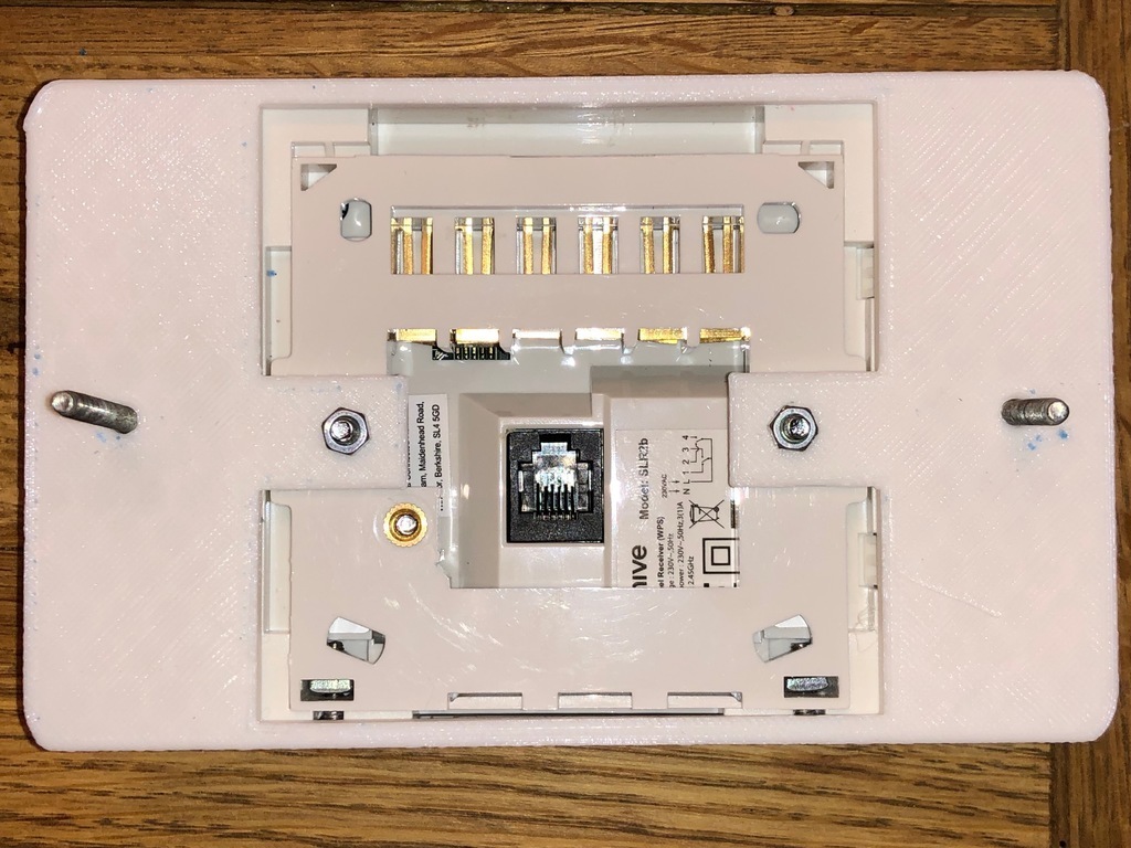 Free STL file Hive Thermostat CH Controller Dual Gang Adapter 🏠 ・3D ...