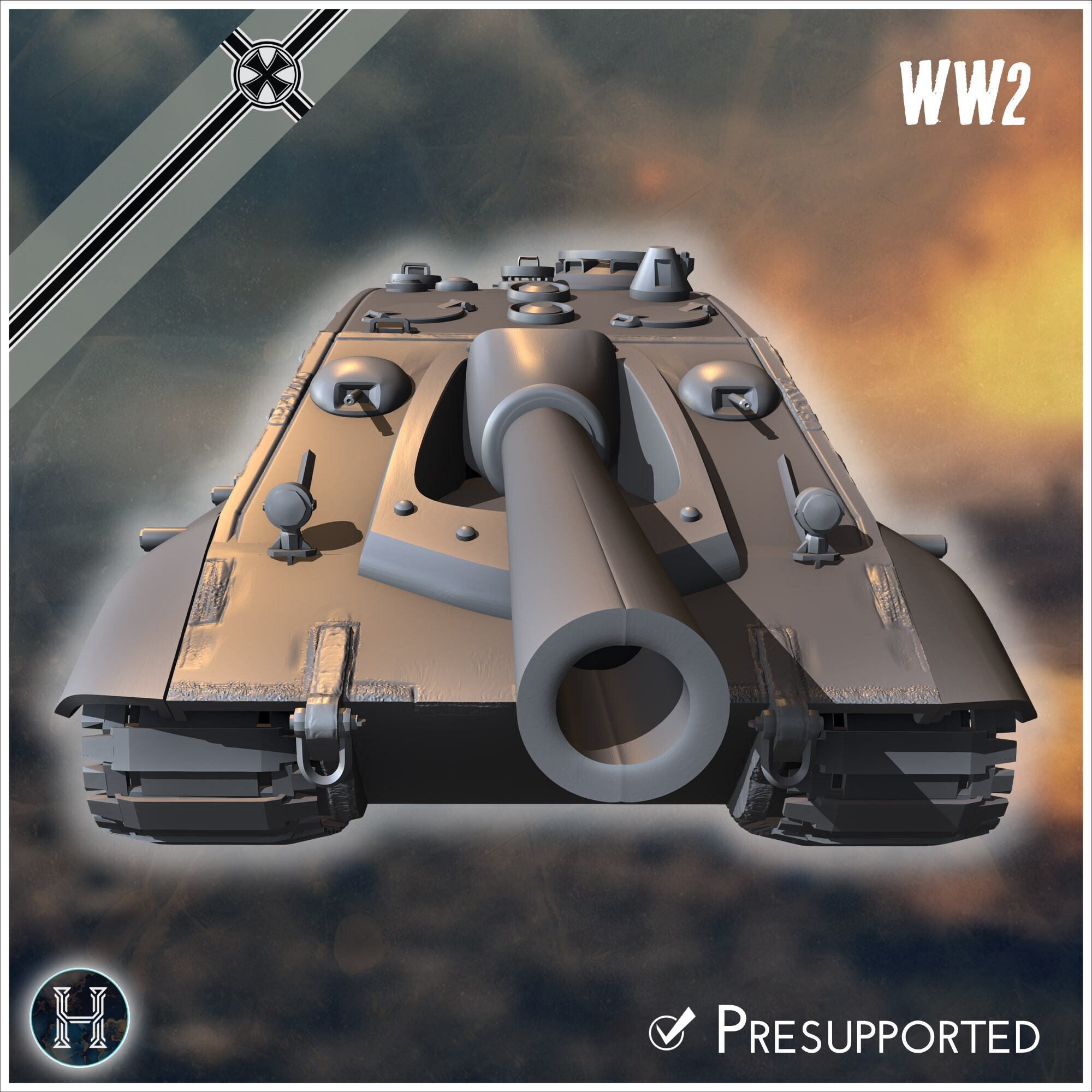 🔫 E-100 Sturmpanzers 210mm Entwicklung assault gun - Germany Eastern ...