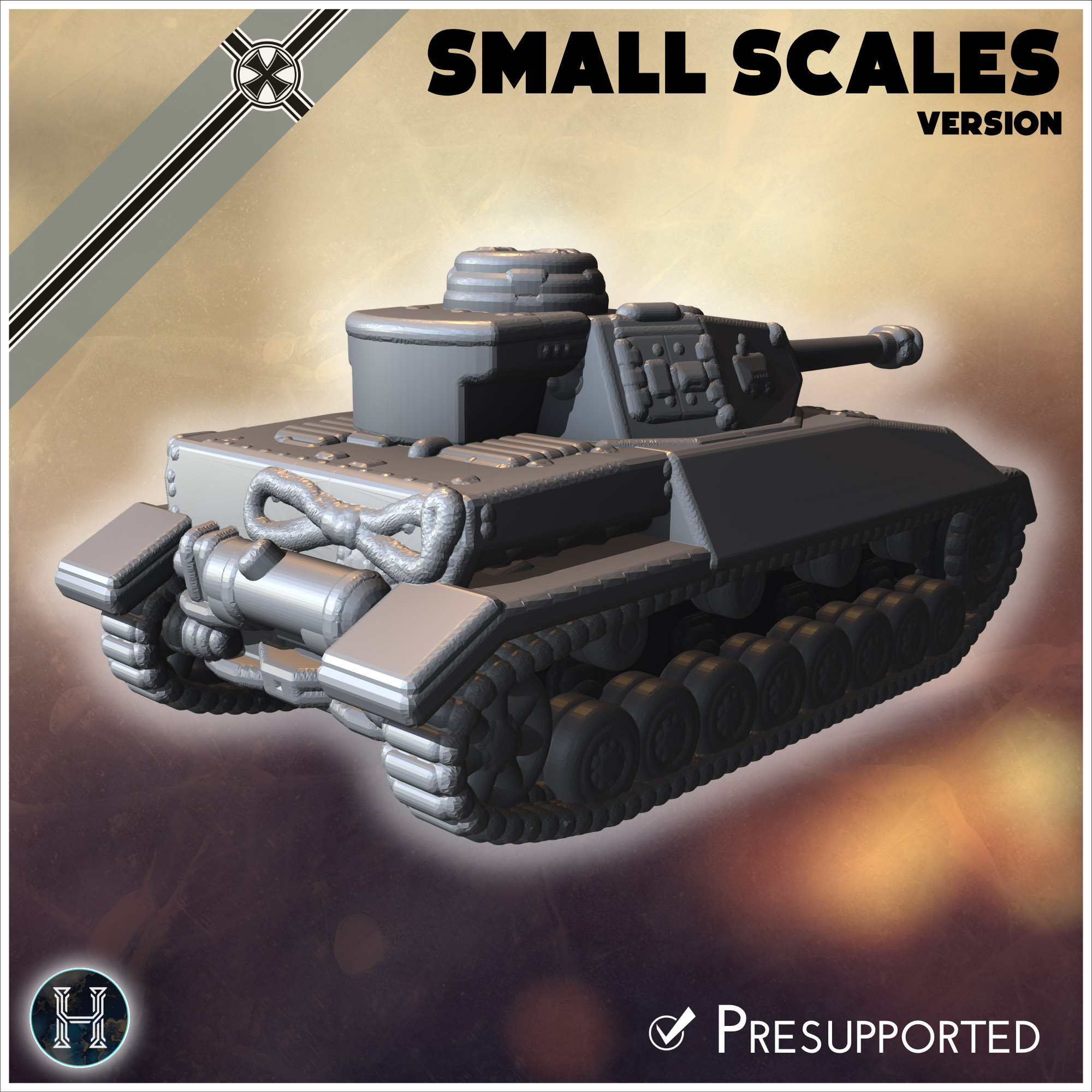🤏 Panzer IV Ausf. H Krupp Entwurf W1466 (prototype) (small