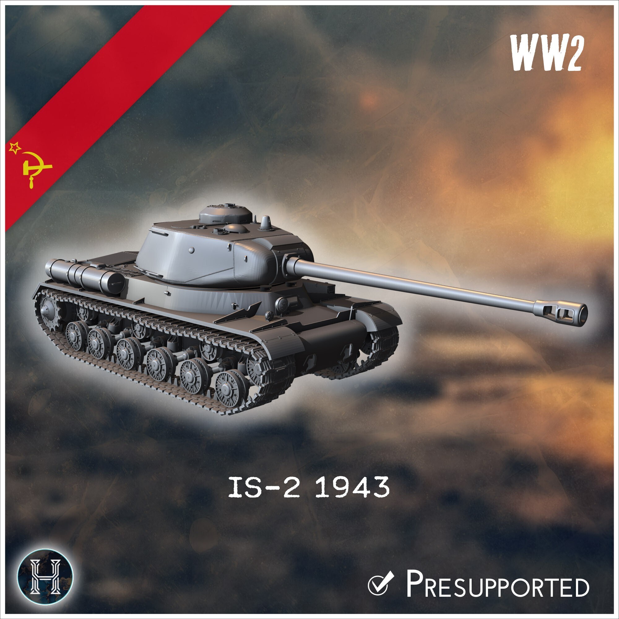 🪖 IS-2 1943 heavy tank - Soviet army WW2 Second World East front ...