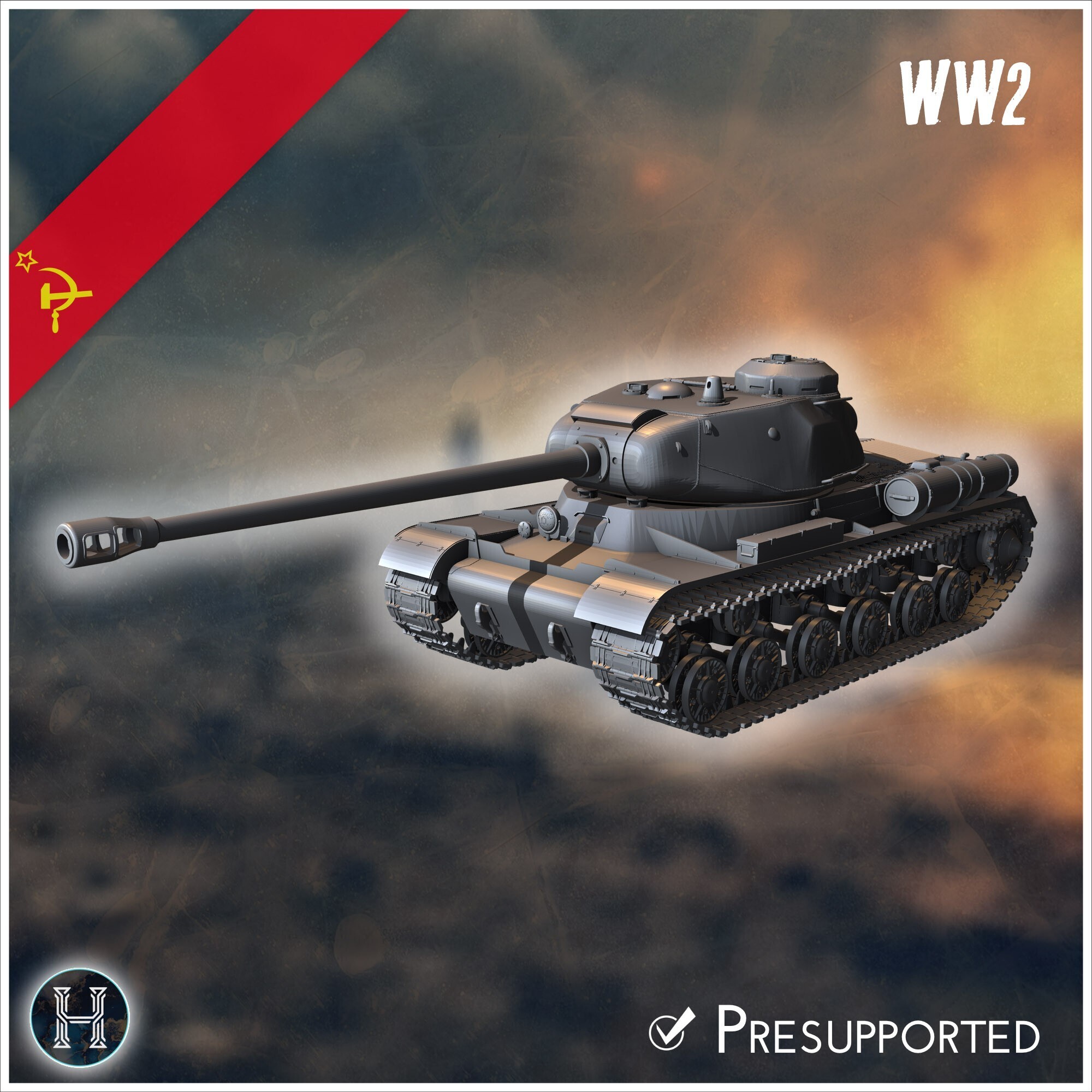 🪖 IS-2 1943 heavy tank - Soviet army WW2 Second World East front ...