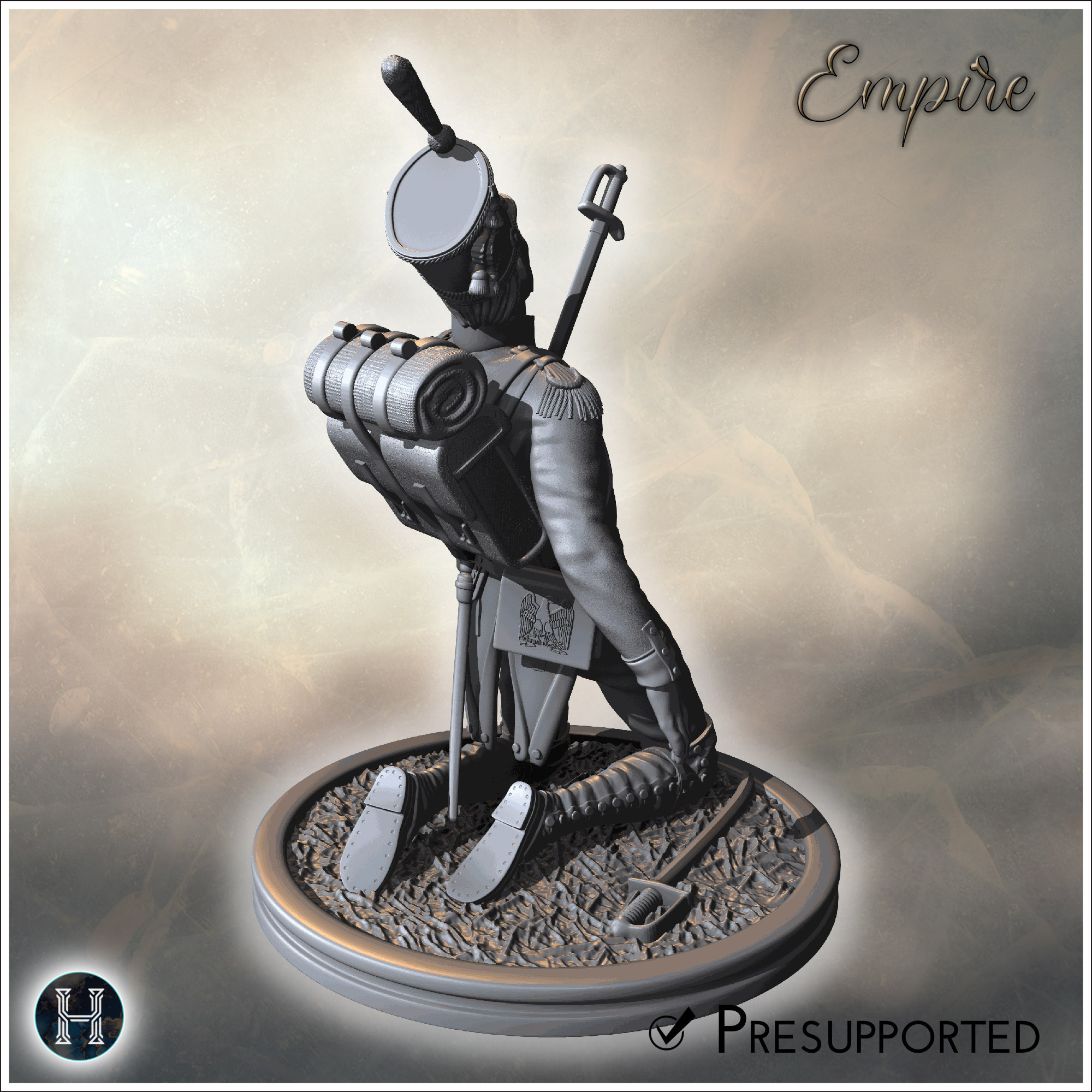Figurine Alp Giroux – Napoléon III Soldat Infanterie, Jouet Ancien