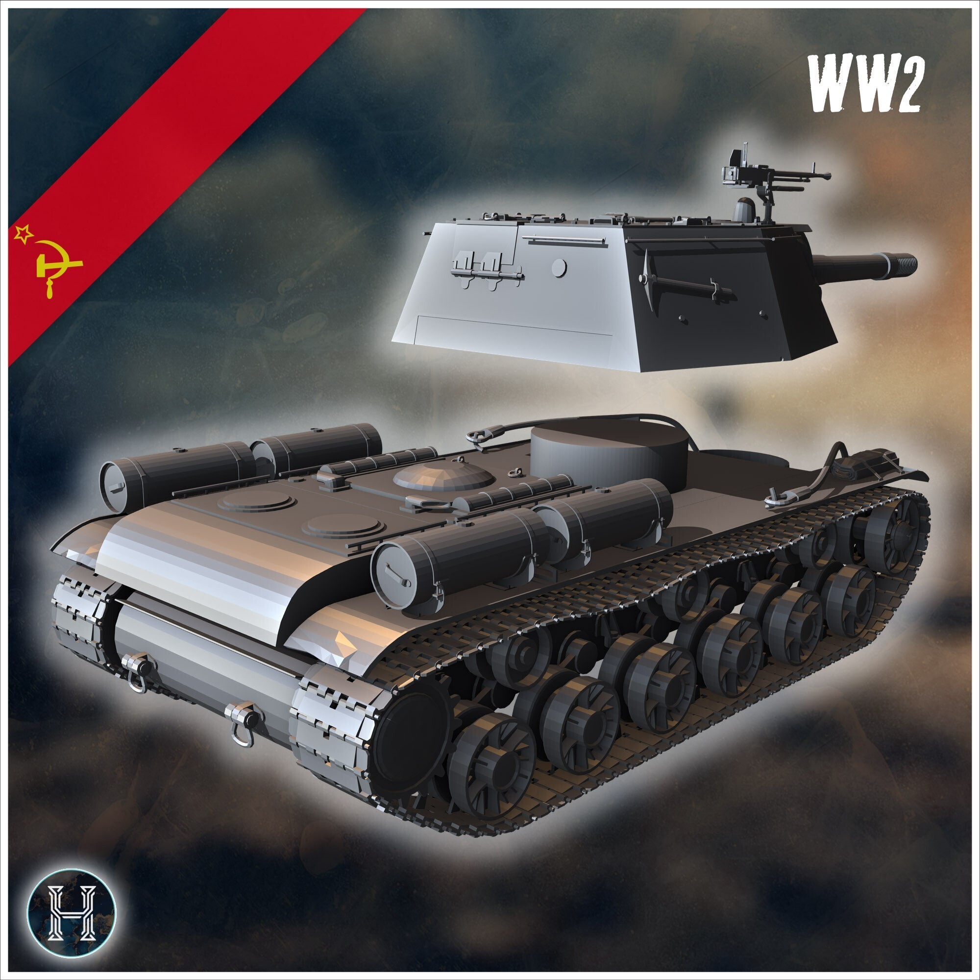 🪖 SU-152 Soviet tank destroyer (9) - Soviet army WW2 Second World East ...