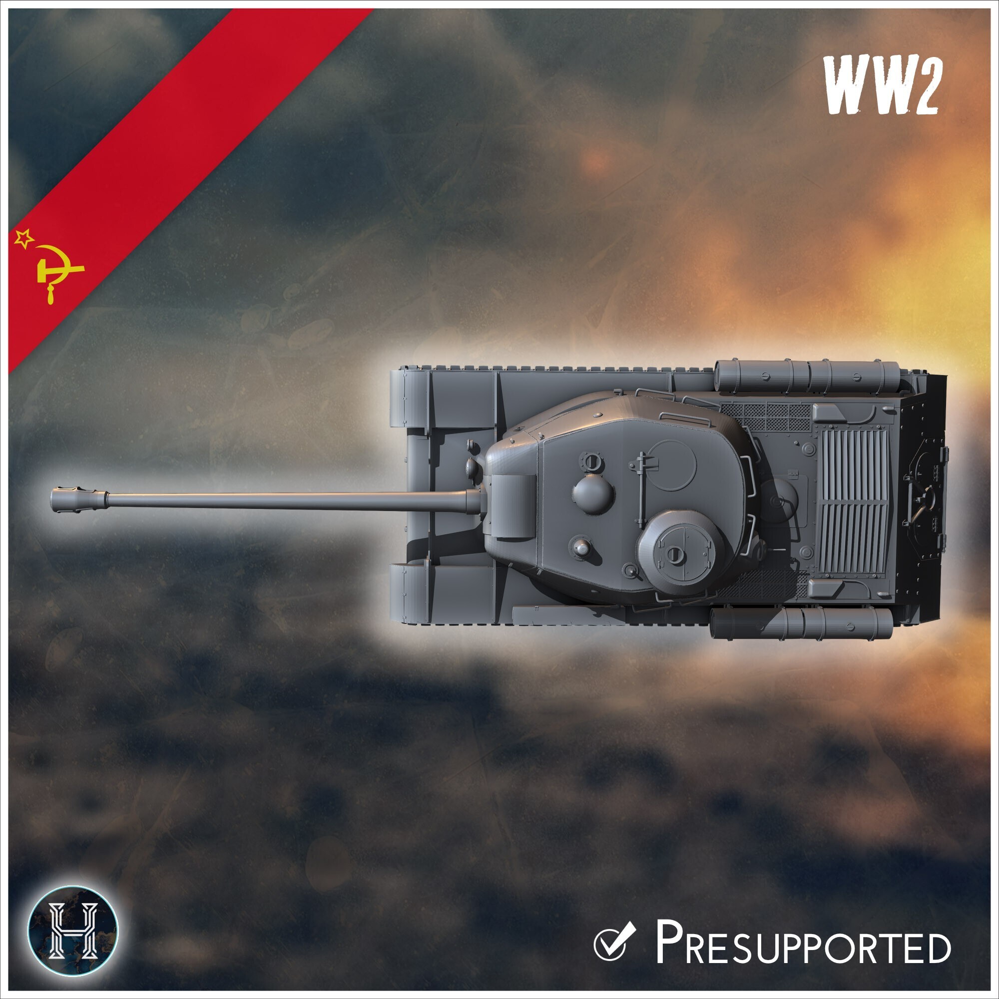 🪖 IS-2 1943 heavy tank - Soviet army WW2 Second World East front ...