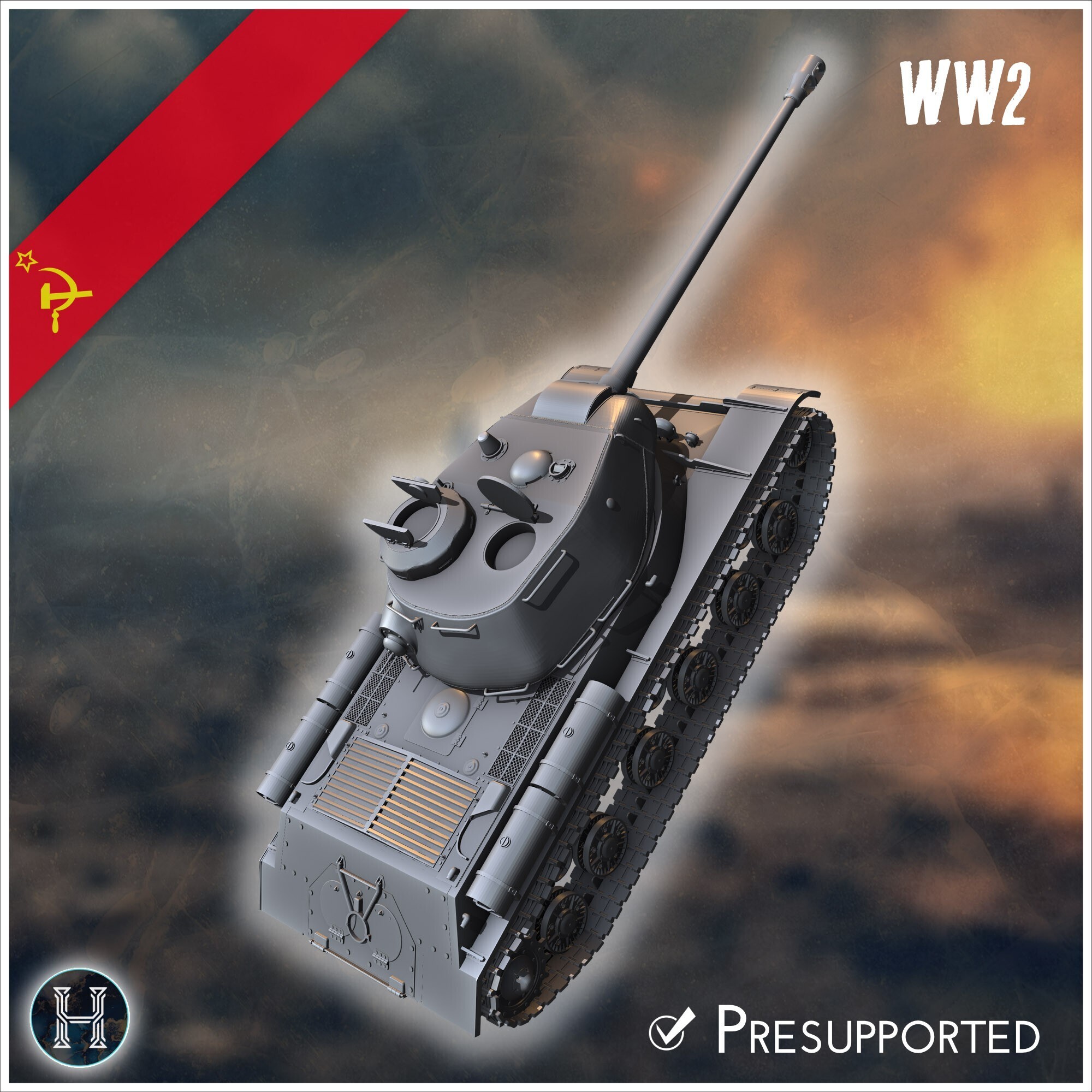 🪖 IS-2 1943 heavy tank - Soviet army WW2 Second World East front ...