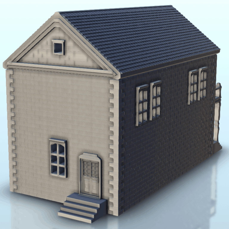 Fichier STL Wild West stone house 13 Six Gun Sound Desperado Old