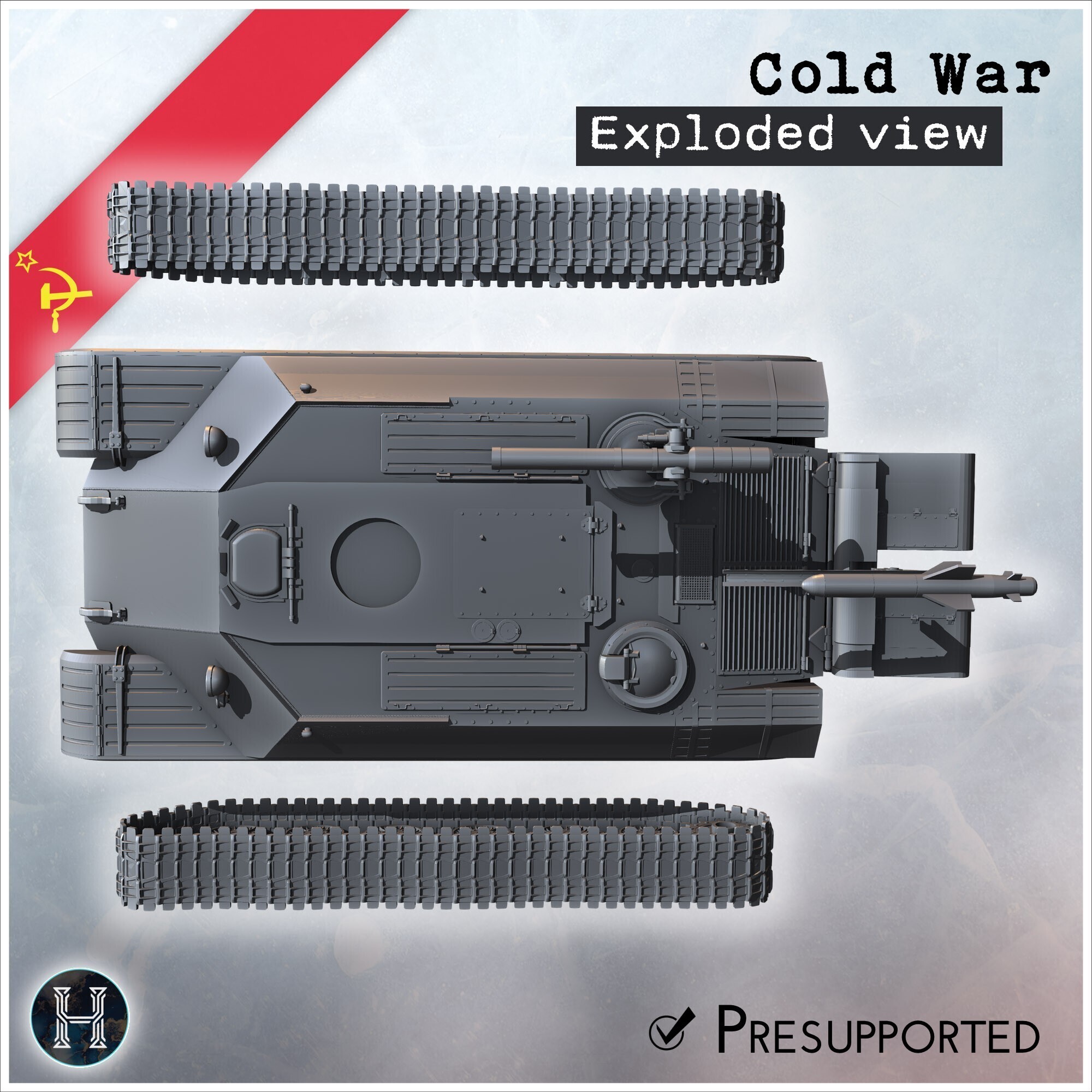 🪖 Objekt 282 missile tank destroyer - Soviet Union Communism Red Army ...