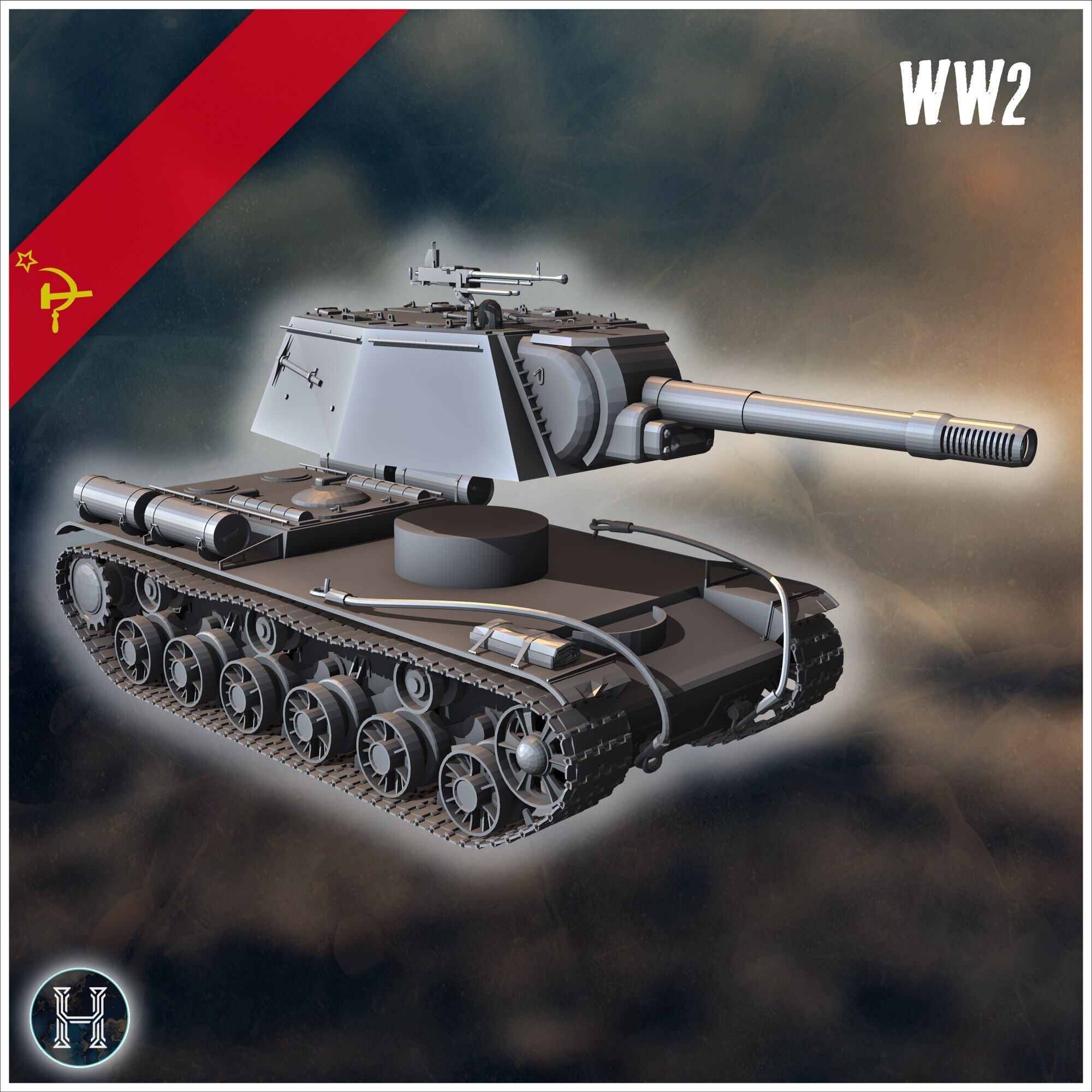 🪖 SU-152 Soviet tank destroyer (9) - Soviet army WW2 Second World East ...