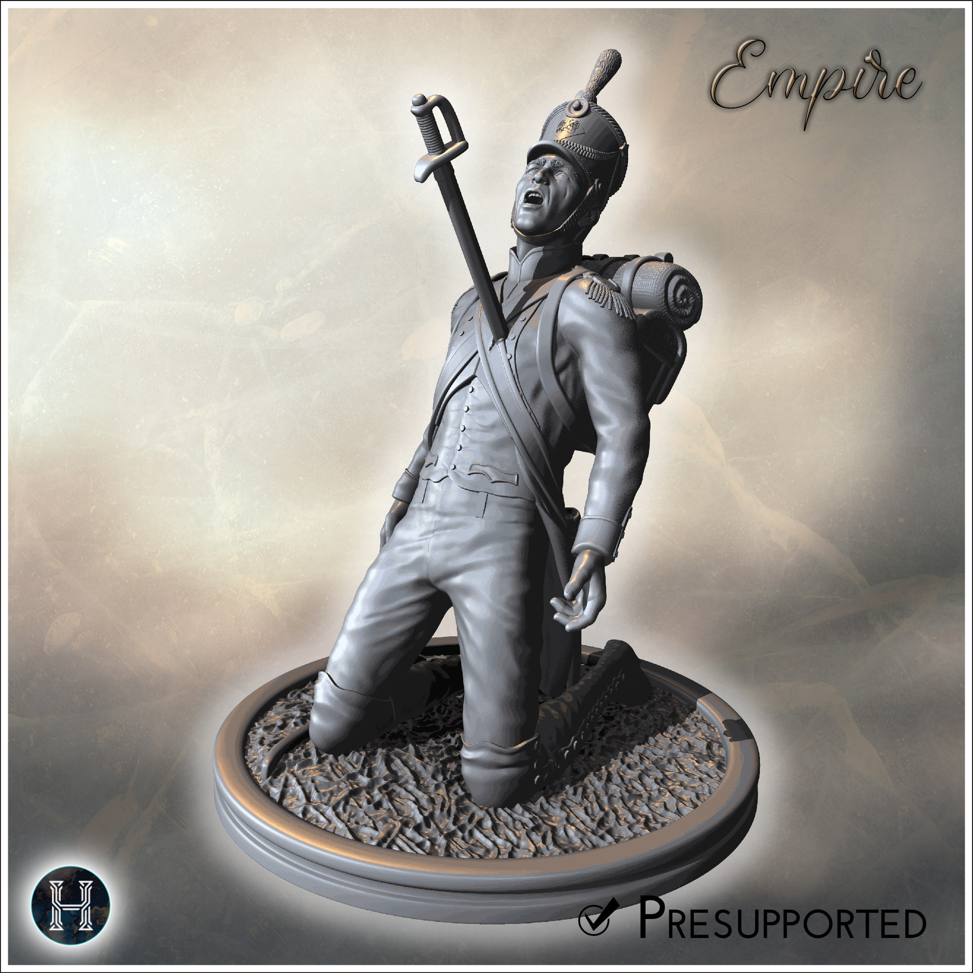 🦸 French napoleonic wounded 7 - Great Army Napoleon XIXe Medieval