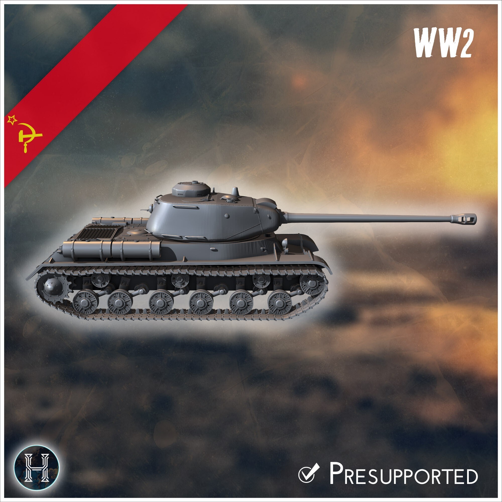 🪖 IS-2 1943 heavy tank - Soviet army WW2 Second World East front ...