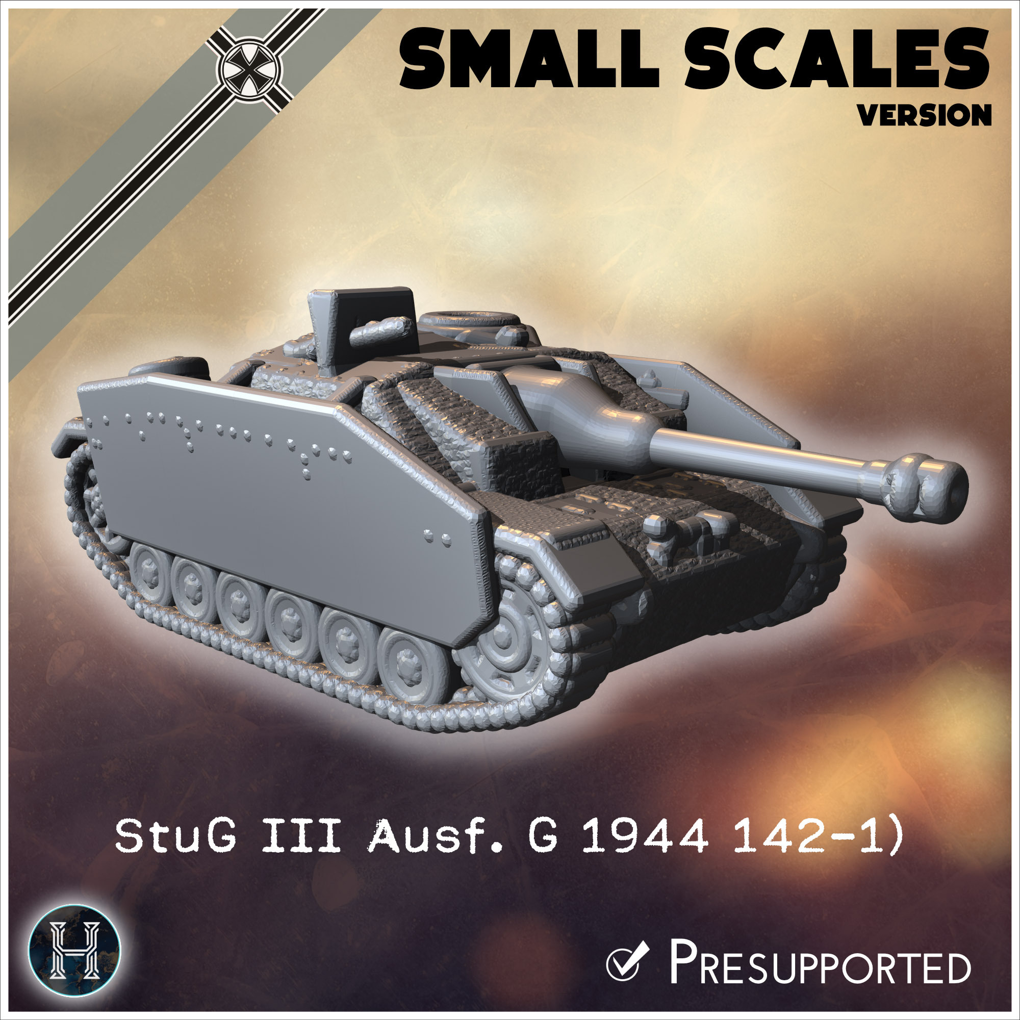 🤏 Sturmgeschutz StuG III Ausf. G 1944 Sturmi late production (Sd.Kfz ...