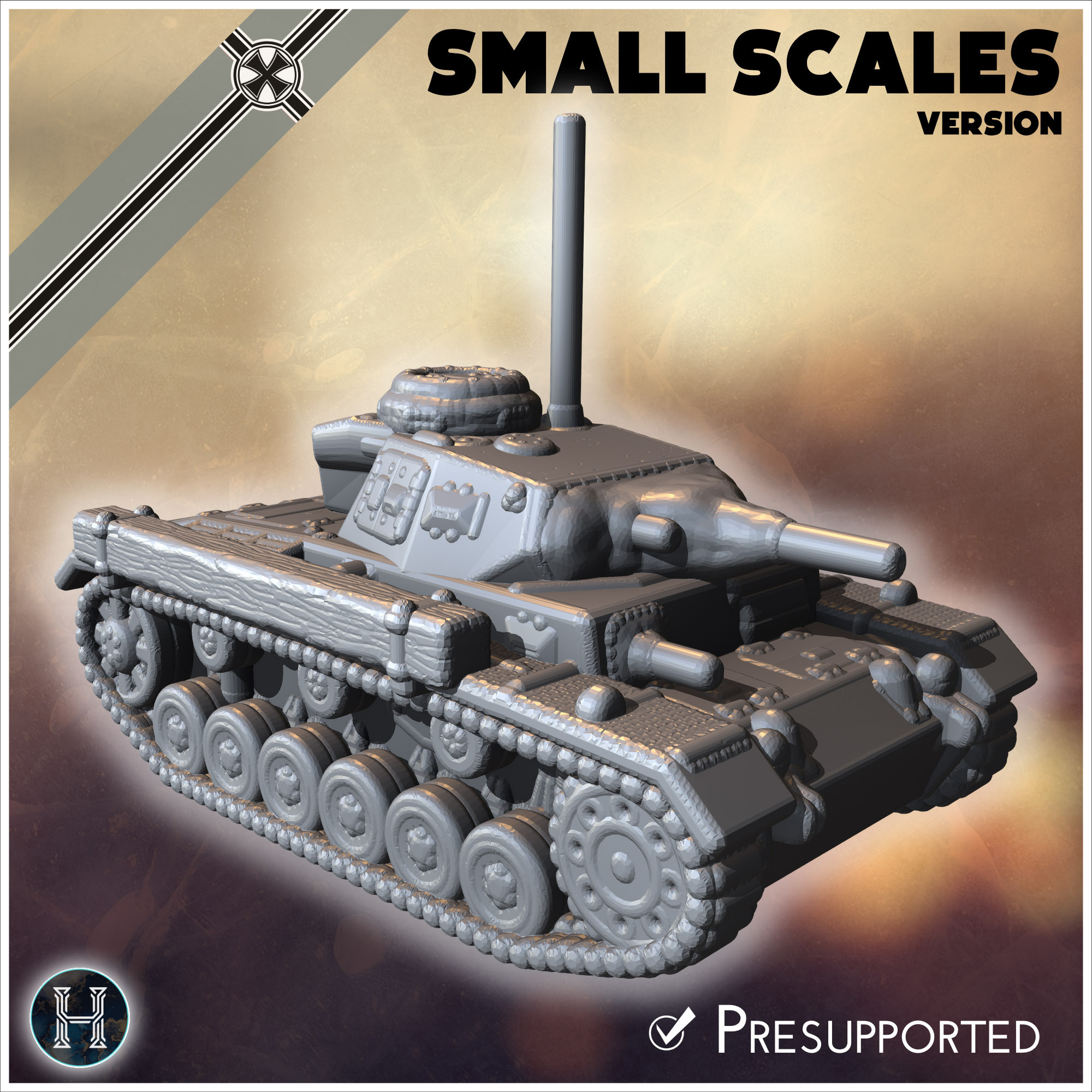 🇩🇪 WW2 small-scale vehicles pack No. 1 (Early war German tanks ...