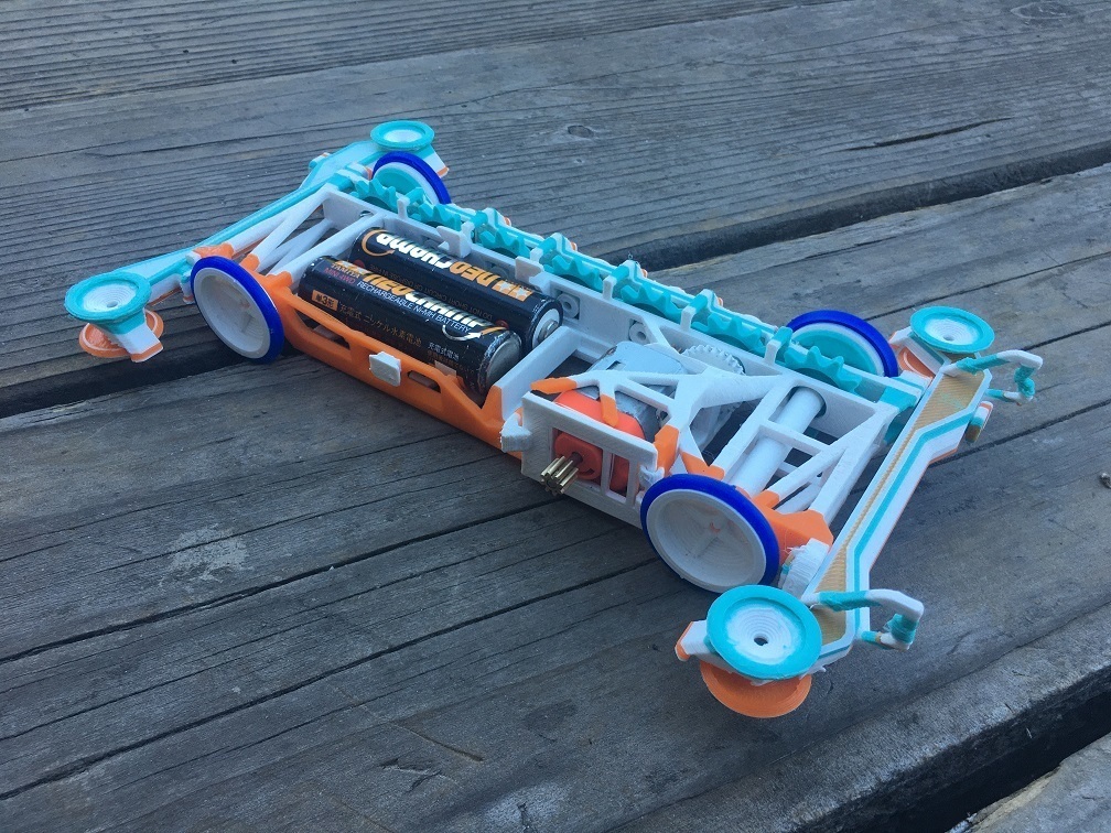 Free STL file Beta VF - Printed in Place Mini 4wd 🚁 (STEP)・3D printable
