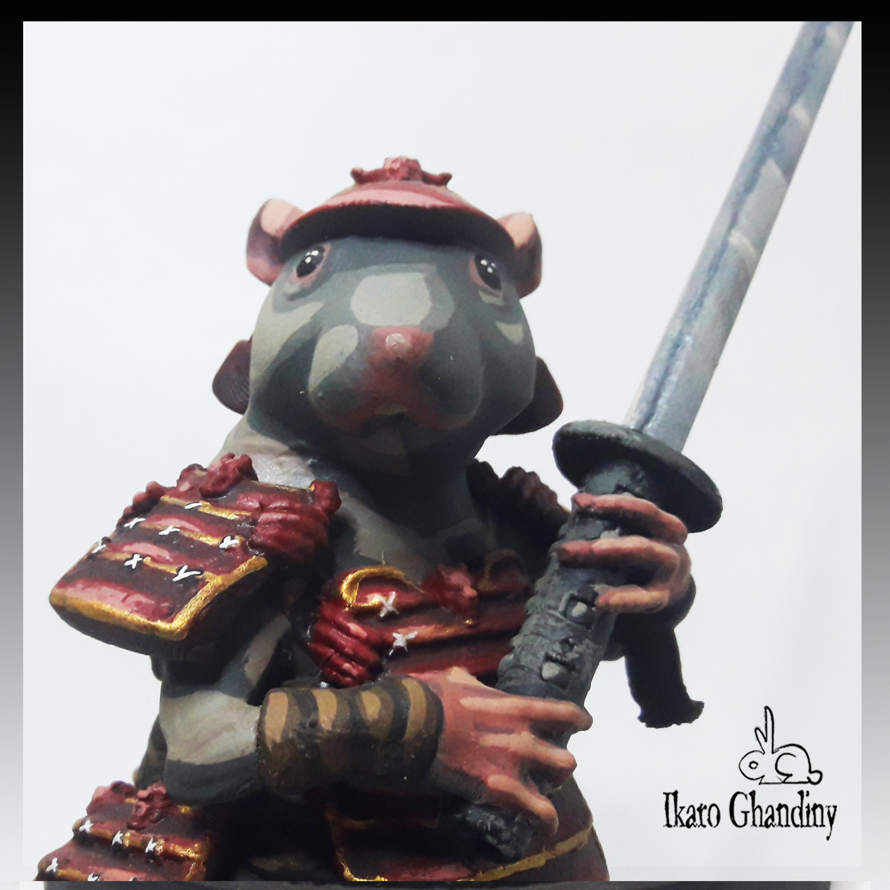 3D printer Minis4rol: Samurai rat • made with Ender 3 v2・Cults