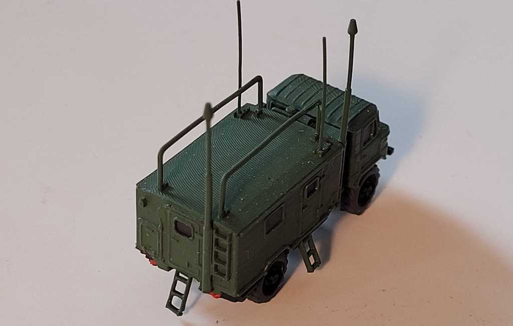 Free STL file GAZ 66 - R142 Radio & command post (1-160) 📻 ・3D print ...