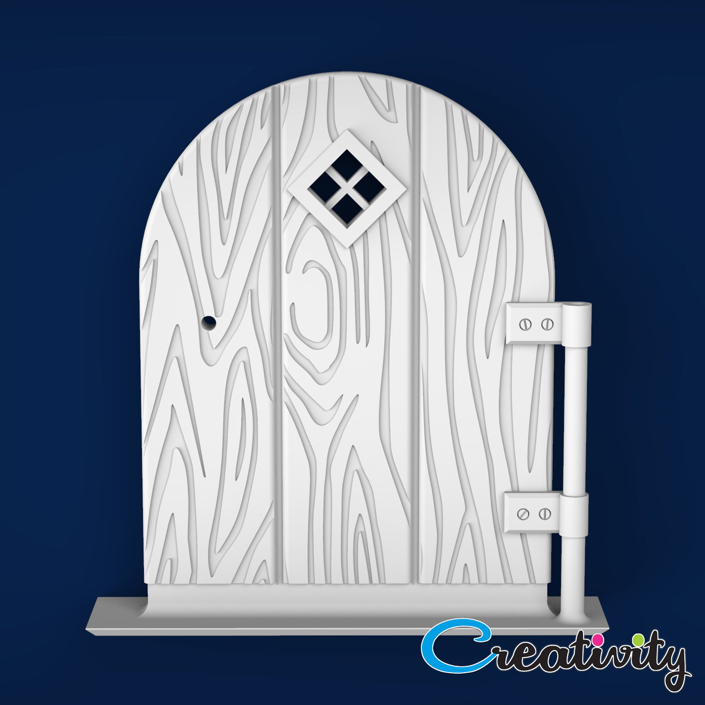 STL file MEDIEVAL CASTLE DOOR 🏰 ・3D printable design to download・Cults