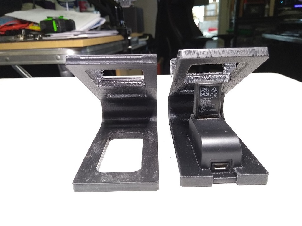 😤 Steam Controller Stand (rounded corners) w/ USB Dongle Dock・Free STL ...