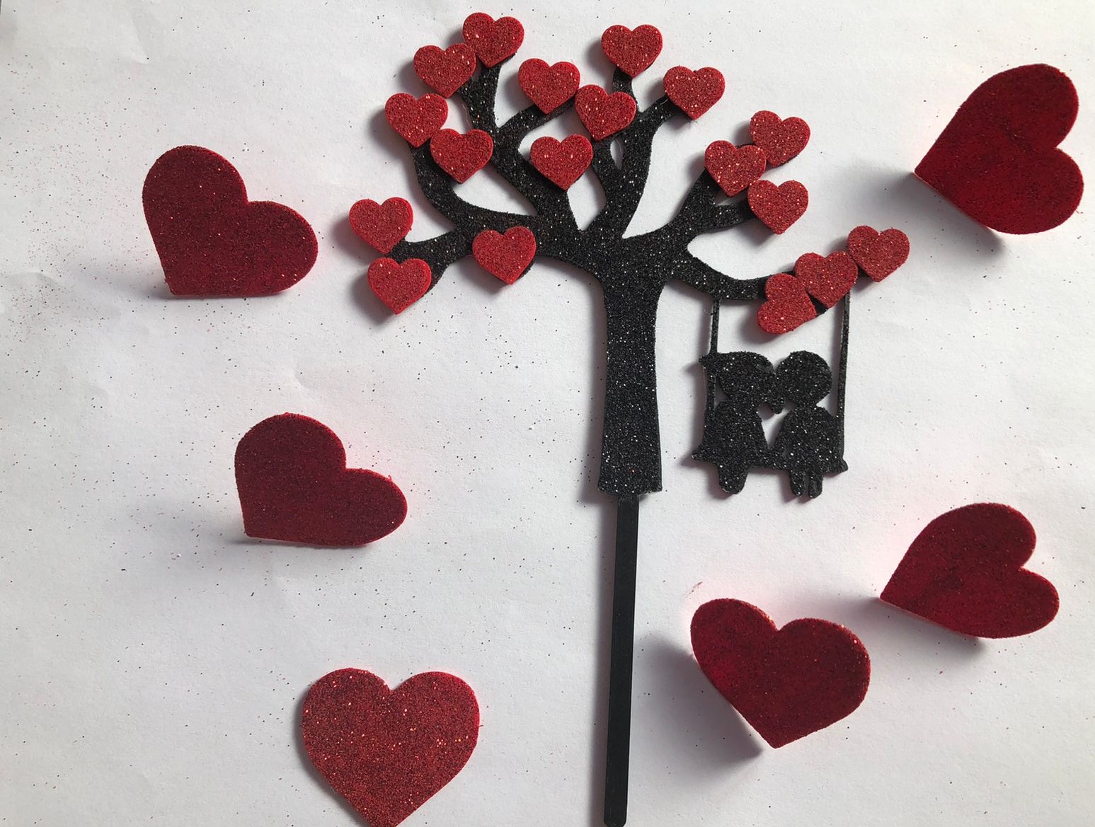 🥰 Loving Hearts Tree Topper・ STL File for ・Cults