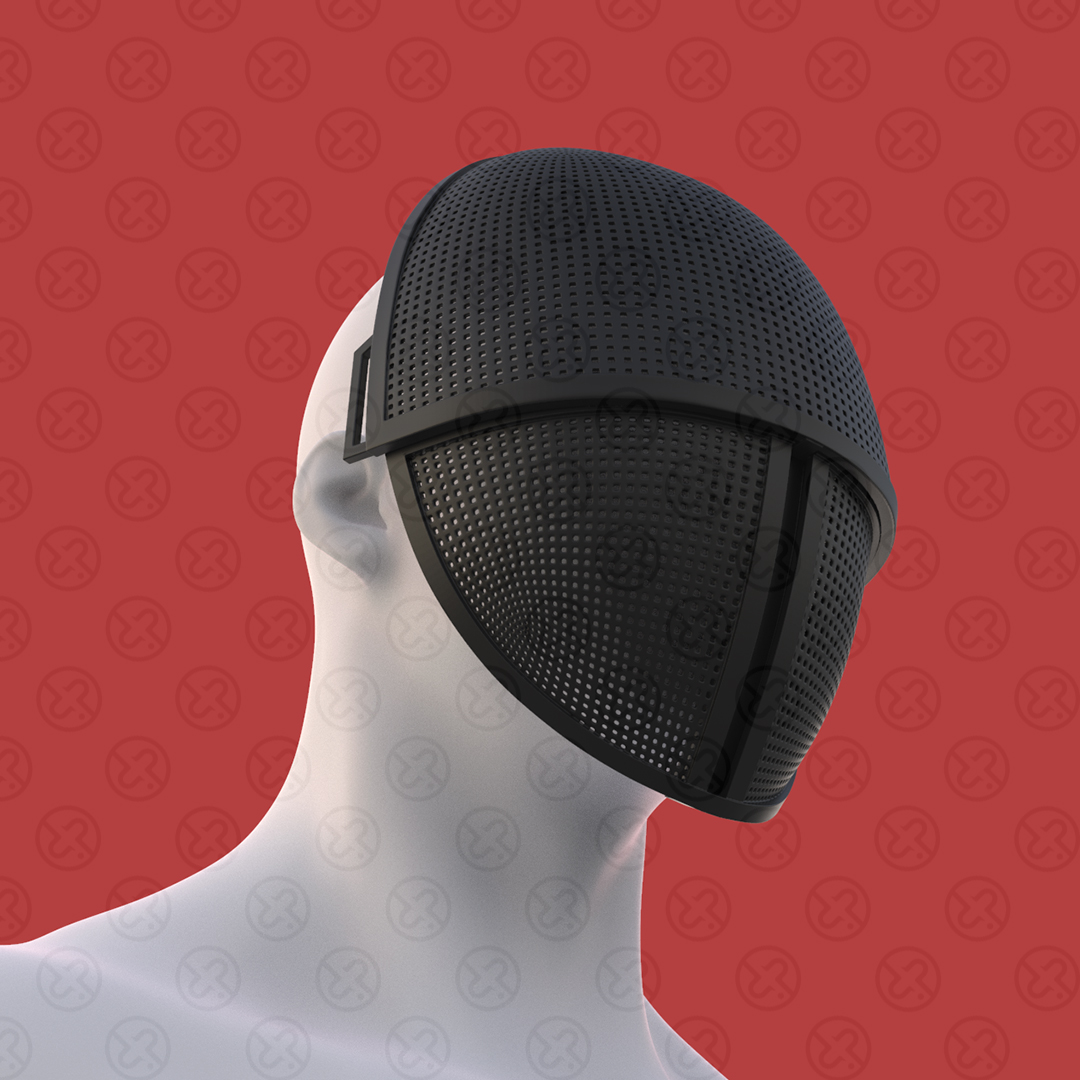 🦑 Squid Game Mask - Pink Soldier mask foldable・ STL File