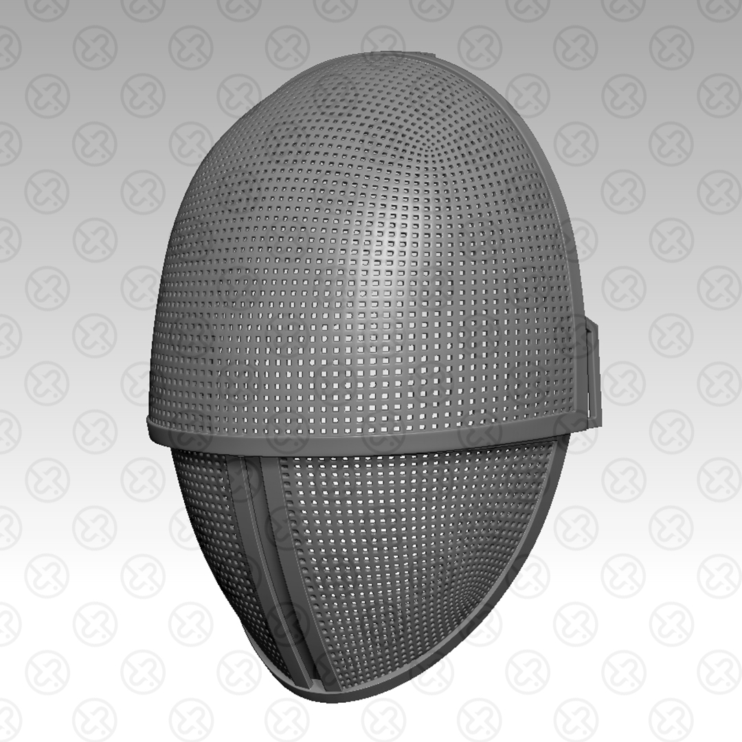 🦑 Squid Game Mask - Pink Soldier mask foldable・ STL File
