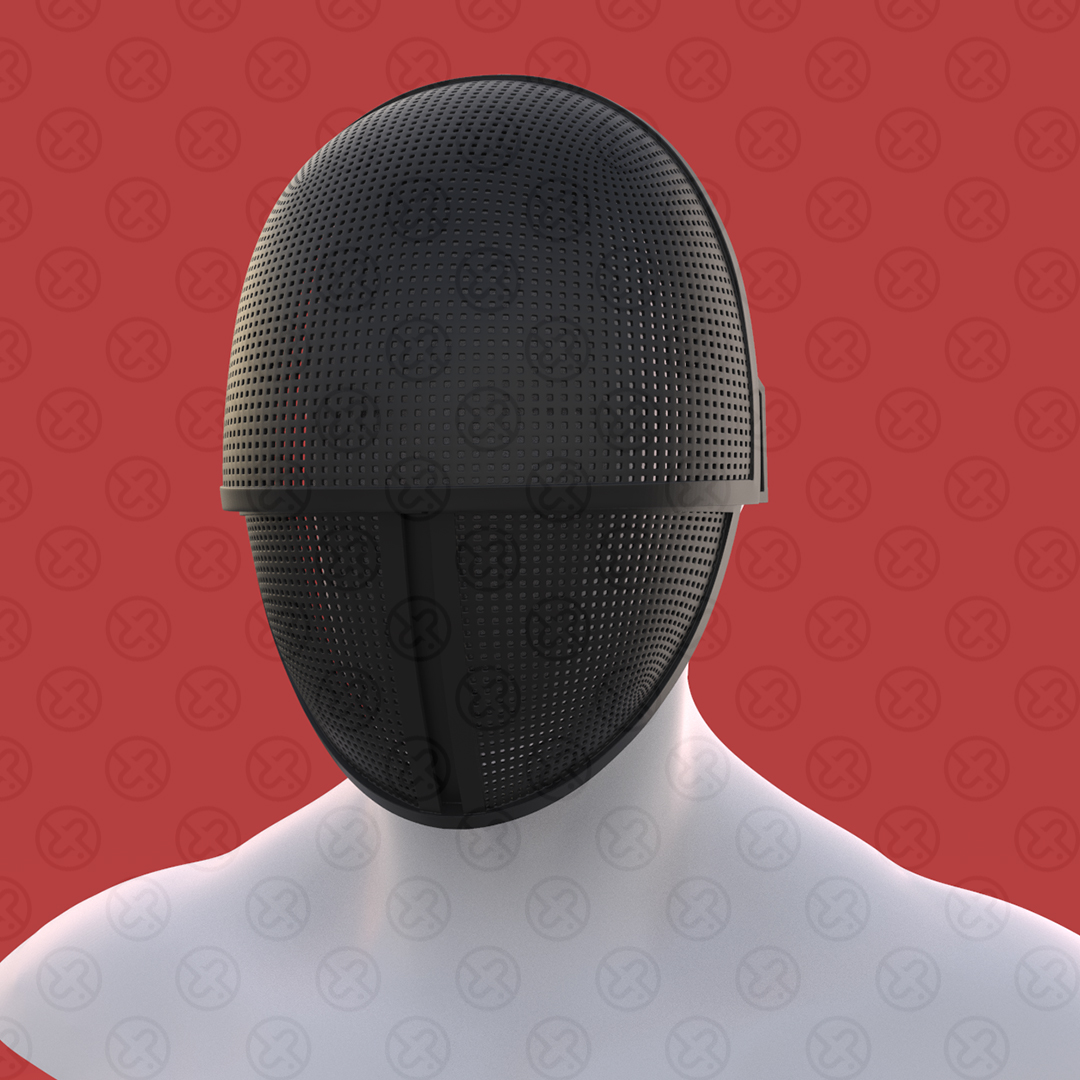 🦑 Squid Game Mask - Pink Soldier mask foldable・ STL File