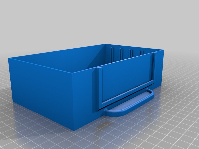 🏷️ Component Drawers with Label Slot・Free STL File for ・Cults