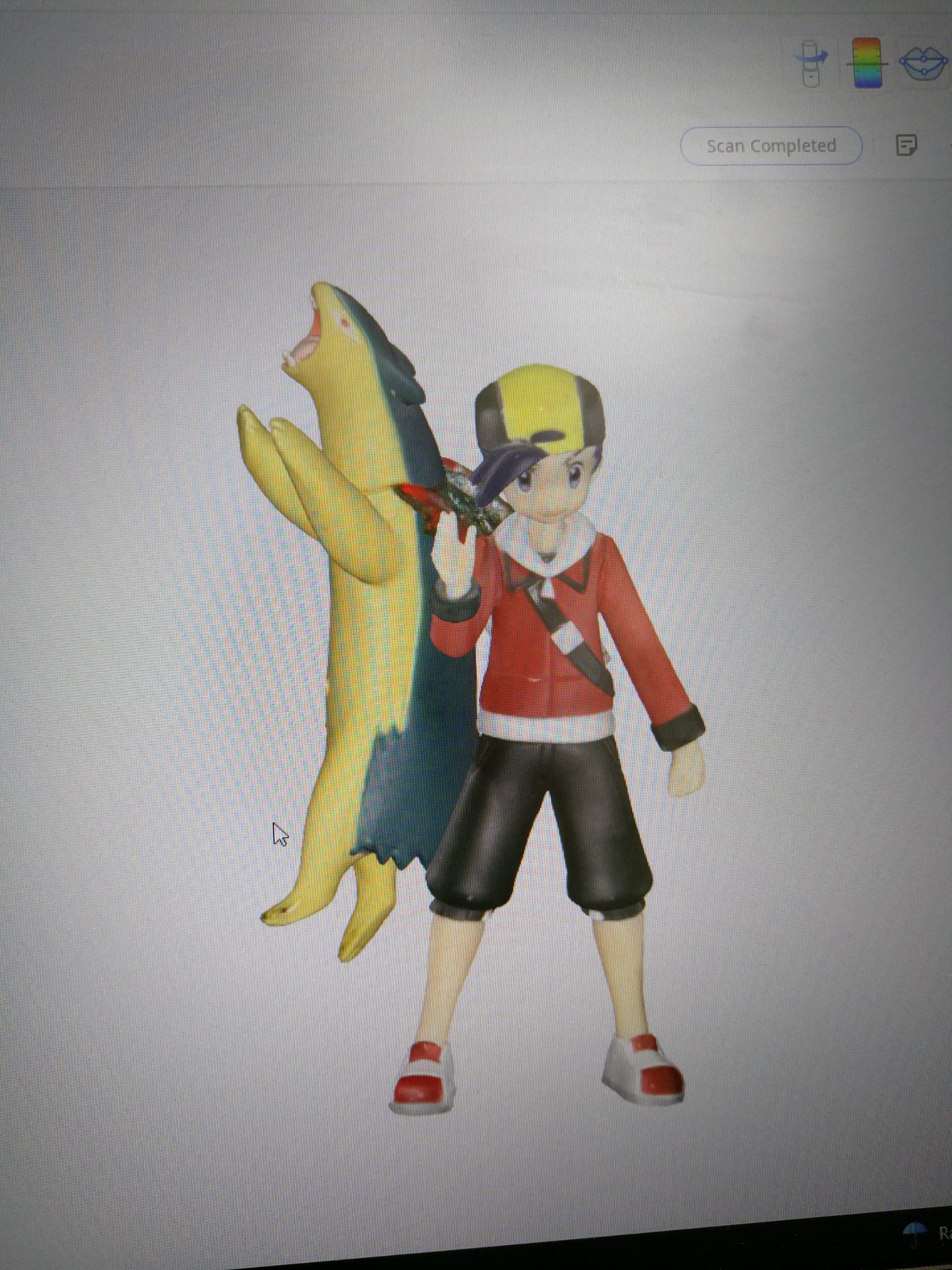 🐉 Gold Ethan Eco Pokemon Scale world・ STL File for ・Cults