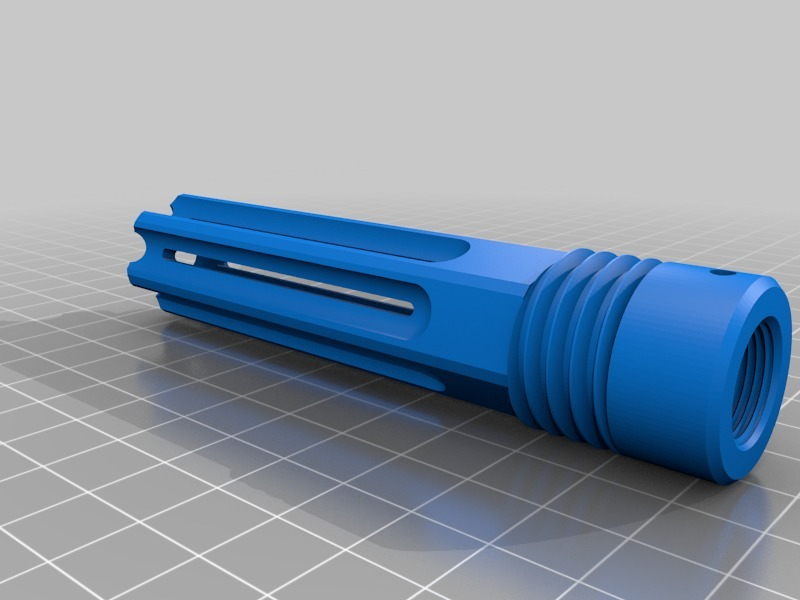 🔫 Airsoft Flash Hider and Silencer (10cm and 5cm versions)・Free STL ...