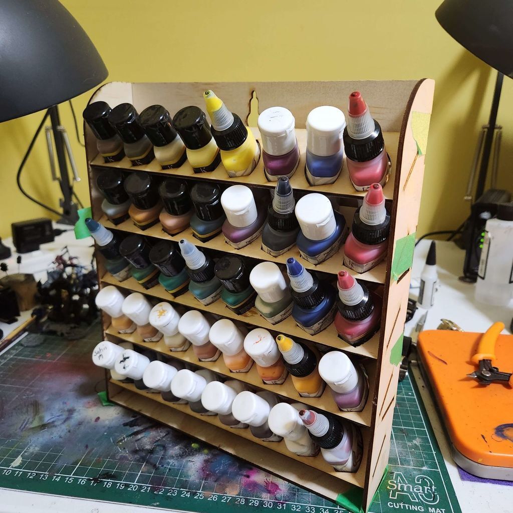 Kimera Color Rack 🎨 Paint rack for Kimera Paints・Archivo 3D Gratis para ・Cults