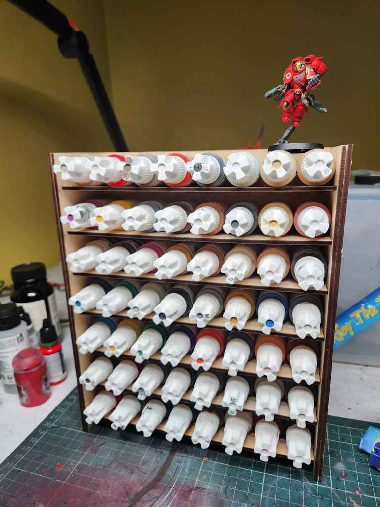🖼️ Painting Rack for Miniature paints AK interactive and Vallejo・Free ...