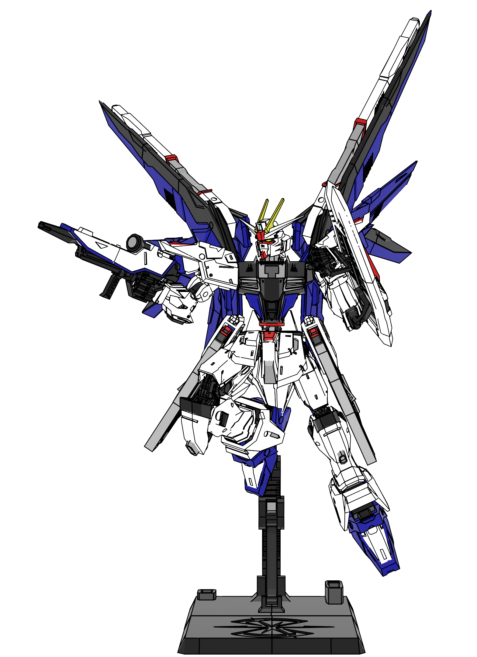 🤖 1/60 Freedom Gundam ZGMF-X10A・Free 3D File for 3D