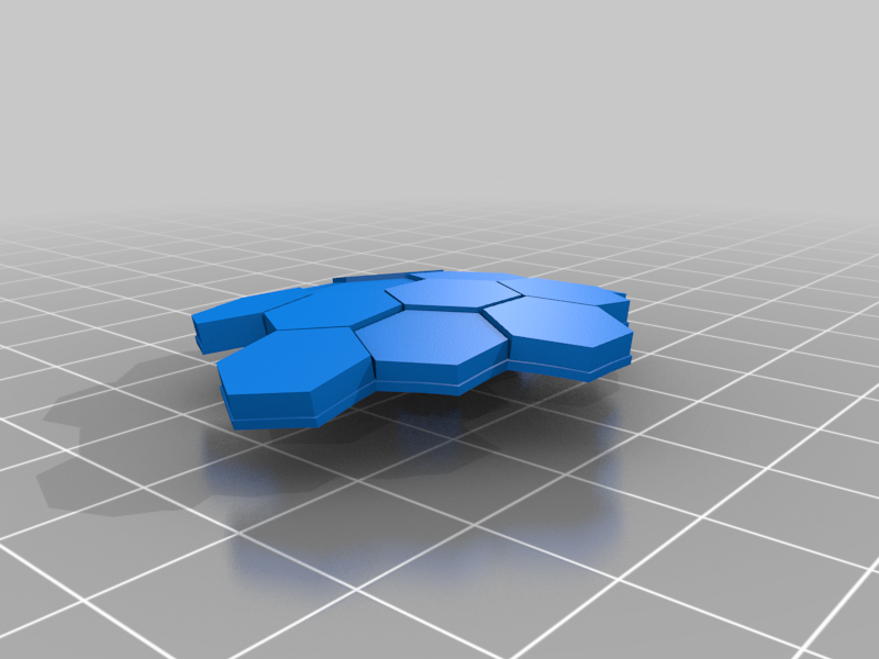 🛡️ Hexagon Energy Shield・Free 3D File for ・Cults