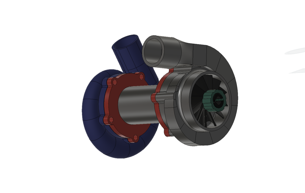 🆒 working turbocharger・Free 3D File for 3D printing・Cults