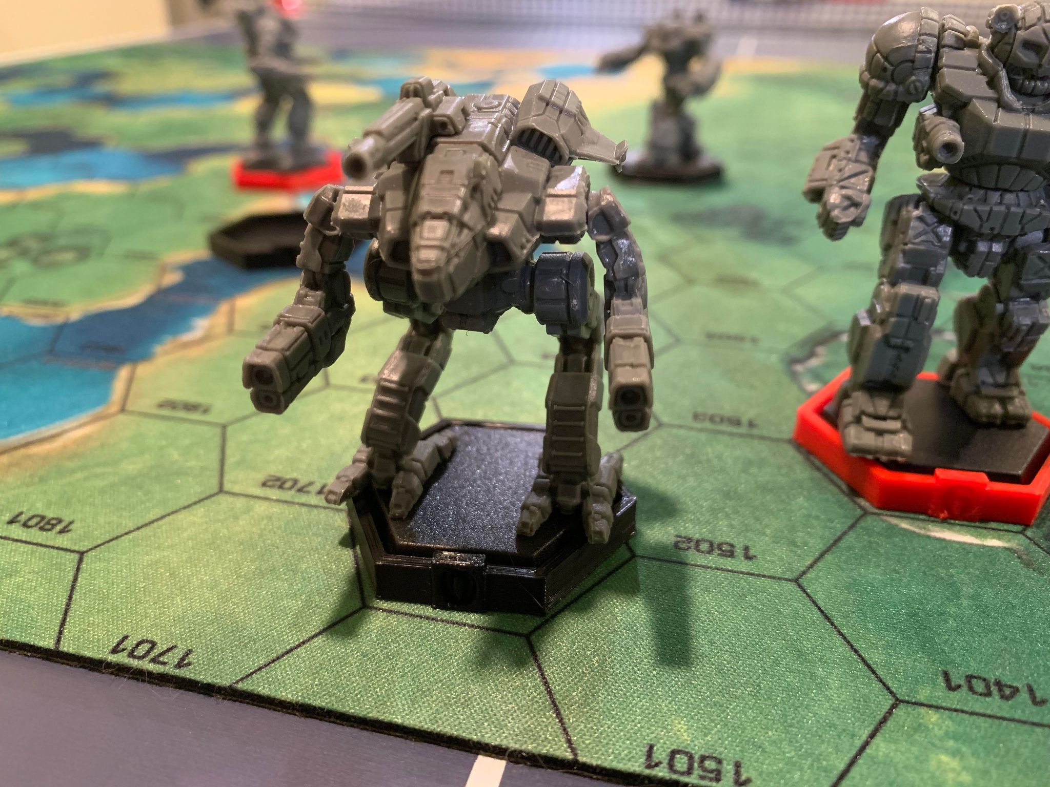 🎲 BattlTech 0-9 Hex Markers・ STL File for ・Cults