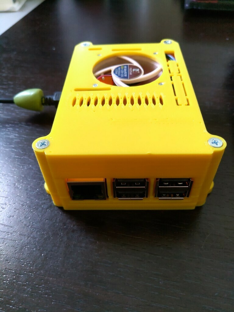 Free 3D file Raspberry Pi3 Pi2 and Model_B+ case with inside fan 🖥️・3D ...