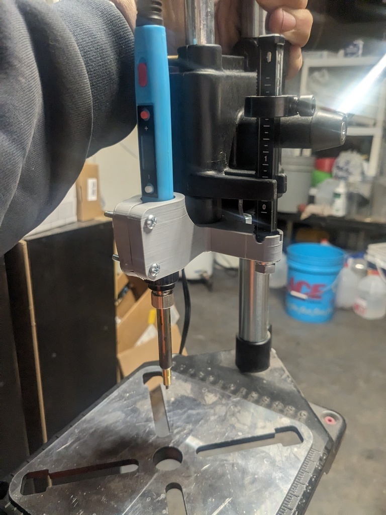 Free 3D file Solder Iron Holder for Milescraft Drill Press 🧞‍♂️・Object ...