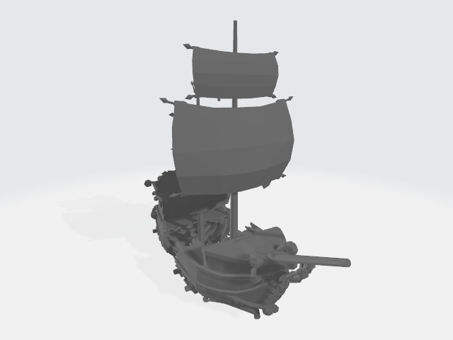 🏴‍☠️ Pirate Ship・Free 3D File for ・Cults