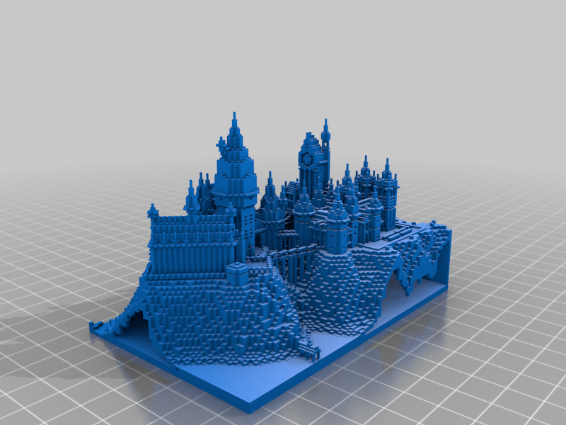 🎨 Minecraft College・Free 3D File for ・Cults