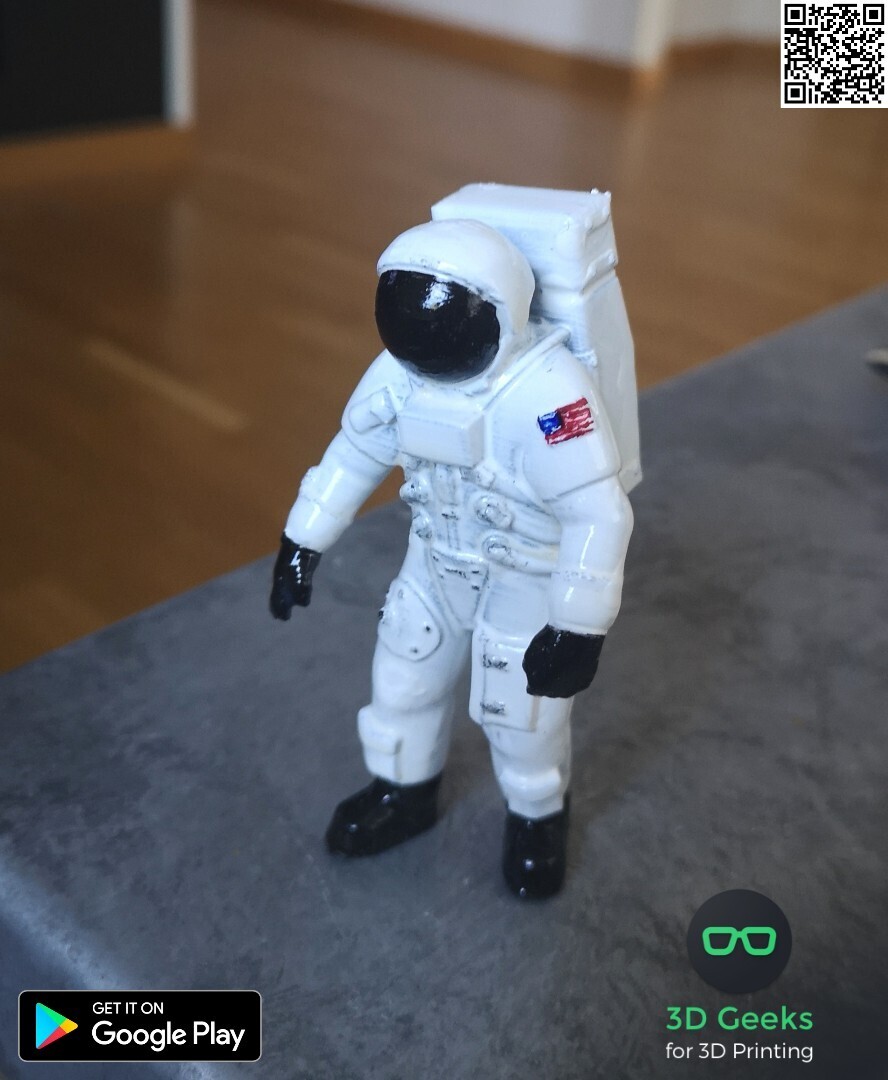 3D printable Apollo Astronaut (The Original)・Cults