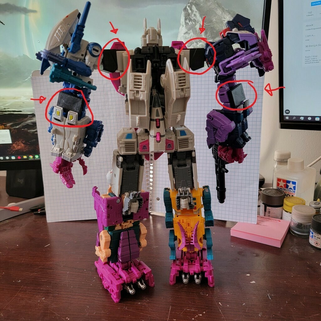 3D file Transformers Abominus Upgrade kit (Power of the Primes