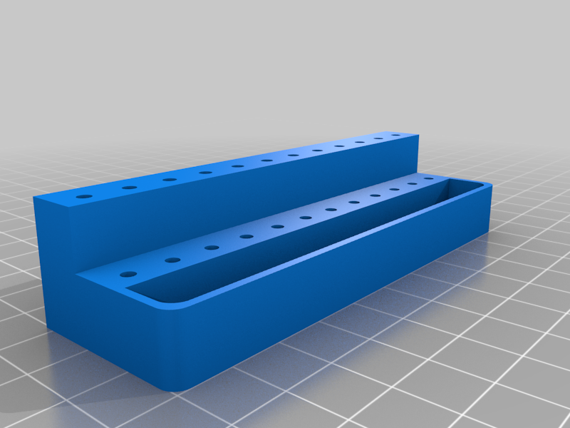 2-delige Pegboard Bit Organizer Set (geel