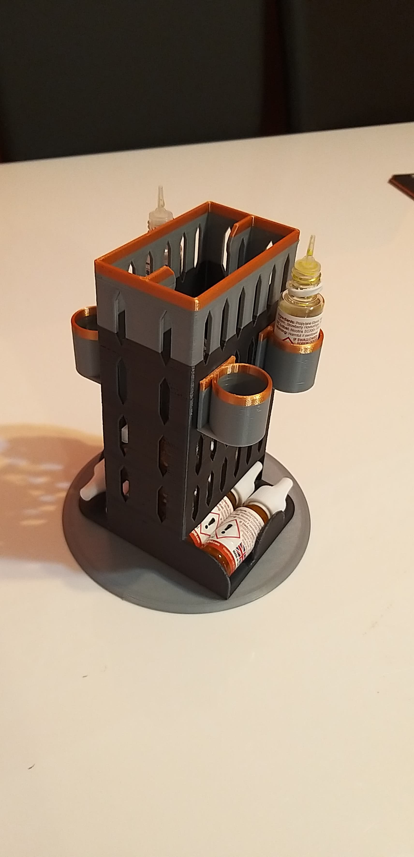 Vape Liquid Dispenser, Double Channel STL File for Cults