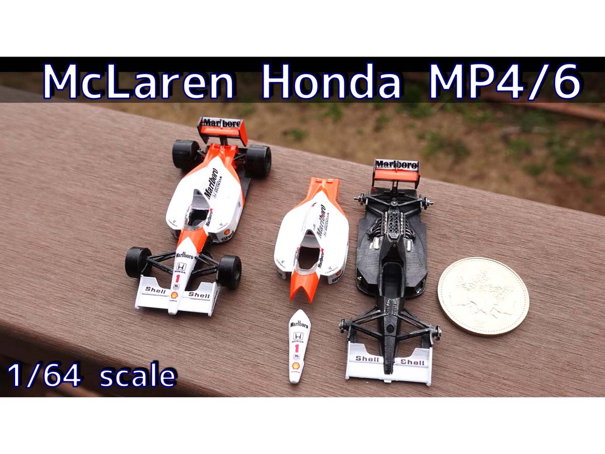 🚗 McLaren Honda MP4-6・Free STL File for ・Cults