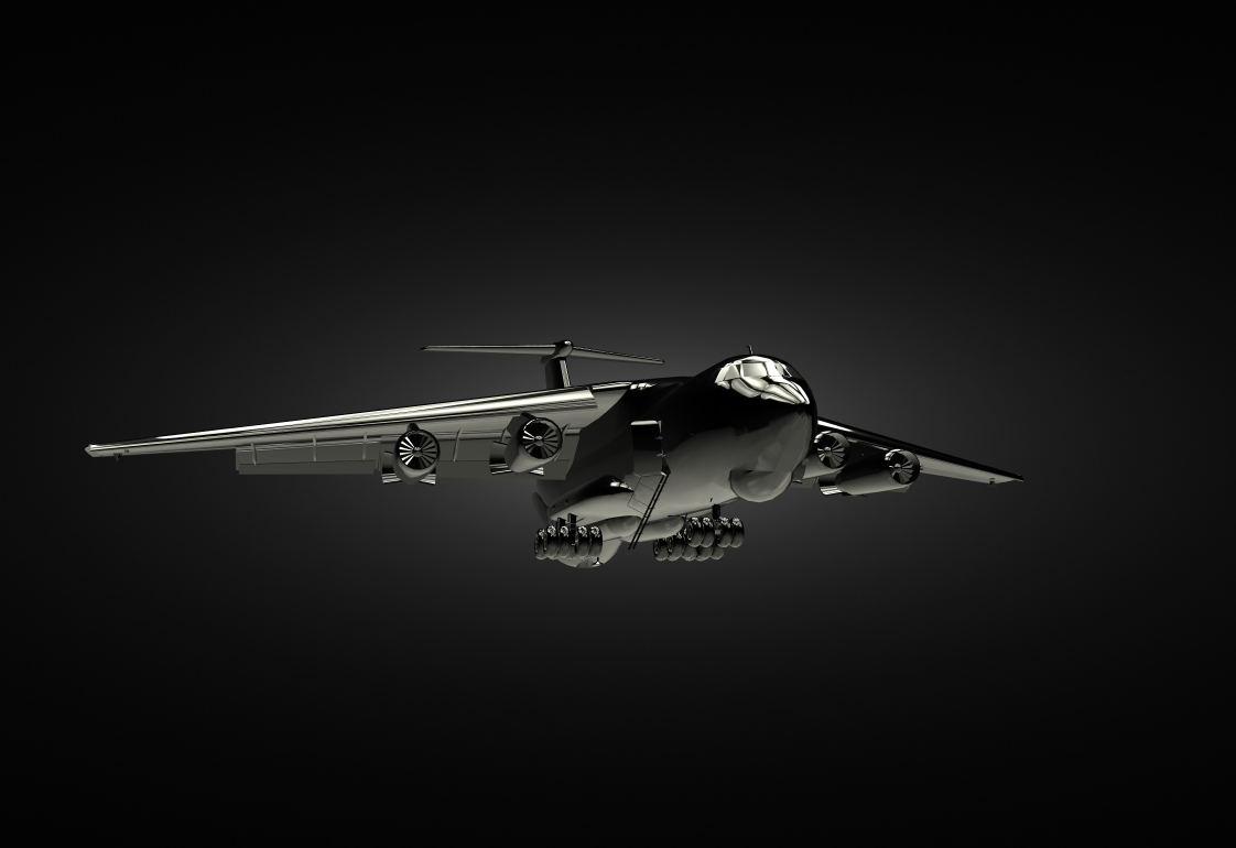 👽 Ilyushin Il-76・ STL File for ・Cults