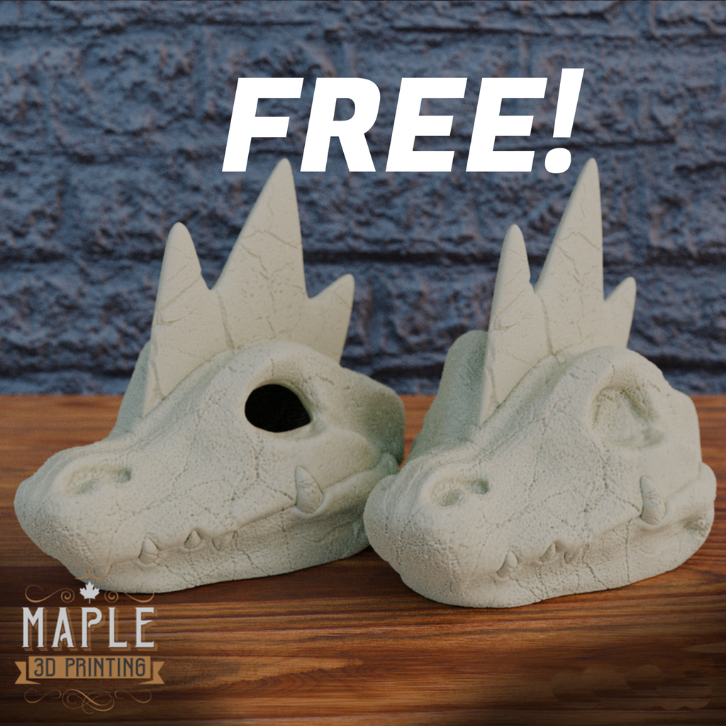Feraligatr Skull - Pokémon - Halloween by Maple 3D Printing