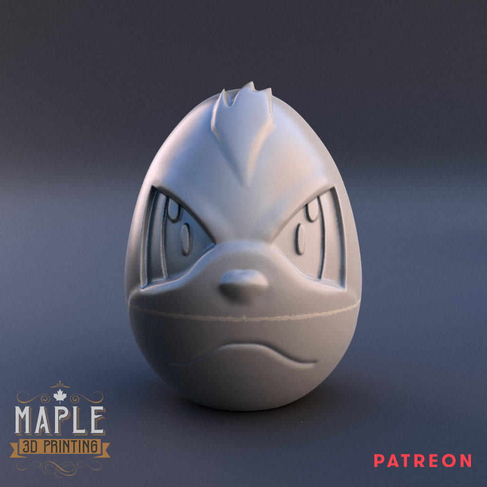 Pokémon Easter Egg - Growlithe by Maple 3D Printing